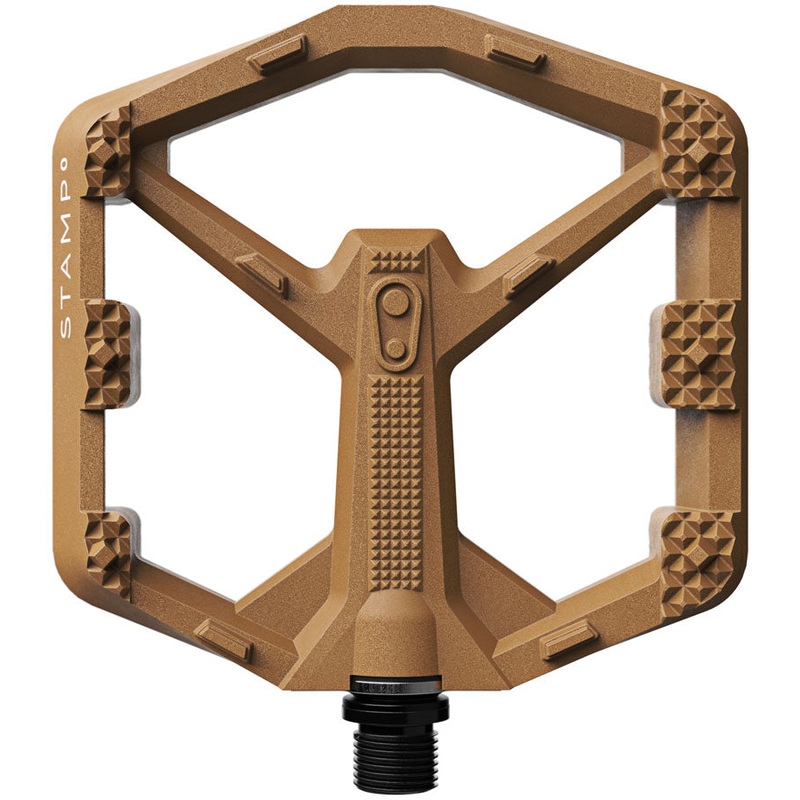 Crankbrothers Stamp 0 Pedals – Platform Composite 9/16 Brown Large