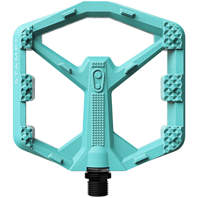 Crankbrothers Stamp 0 Pedals – Platform Composite 9/16 Turquoise Large