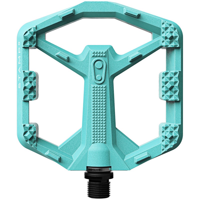 Crankbrothers Stamp 0 Pedals – Platform Composite 9/16 Turquoise Small