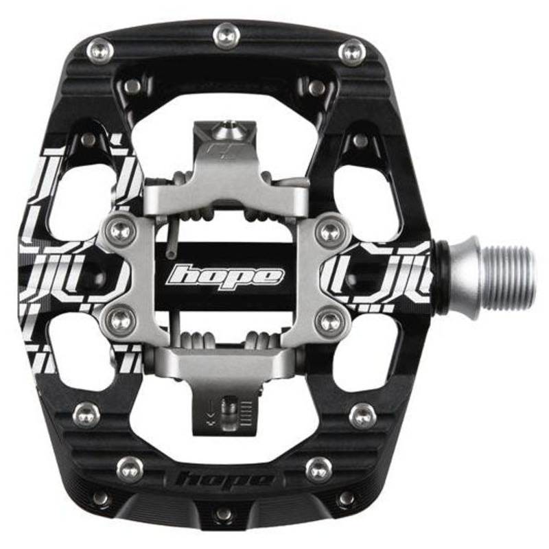 Hope Union GC Pedals – Dual Sided Clipless with Platform 9/16 Black
