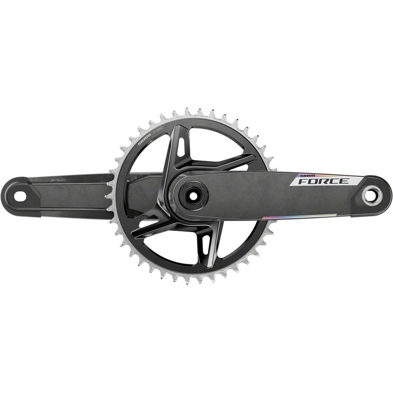 SRAM Force 1x XPLR Wide Crankset – 165mm 12/13-Speed 42t 8-Bolt Direct Mount DUB Spindle Carbon E1