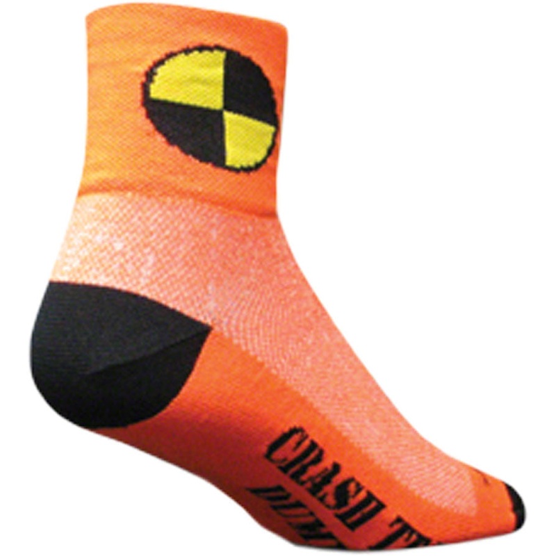 SockGuy Classic Crash Socks – 3 Orange Large/X-Large