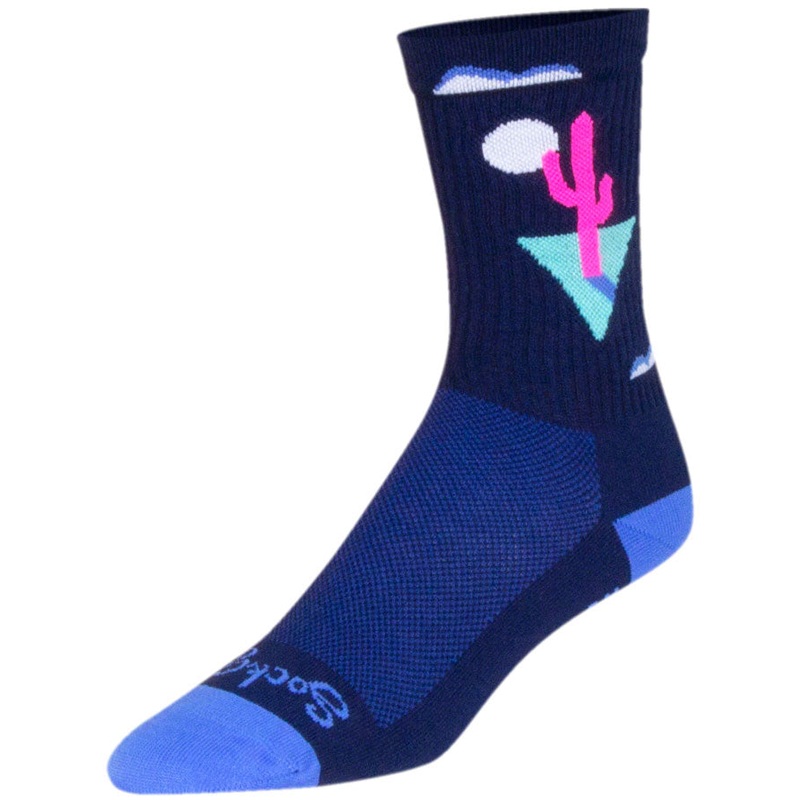 SockGuy Crew Cactal Socks – 6 Blue Large/X-Large
