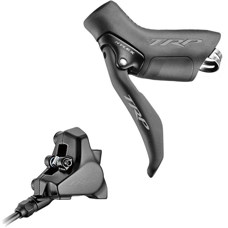 TRP Hylex Disc Brake Lever – Left Hydraulic 2-Piston 1900mm Hose Flat Mount BLK