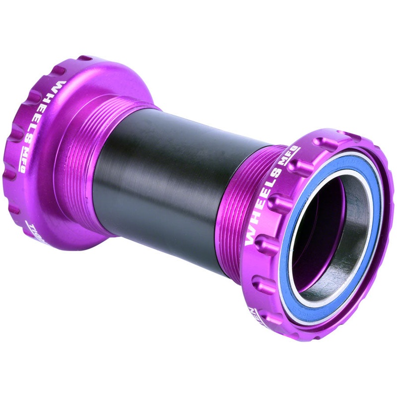 Wheels Manufacturing BSA Bottom Bracket – DUB Spindle ABEC 3 Purple