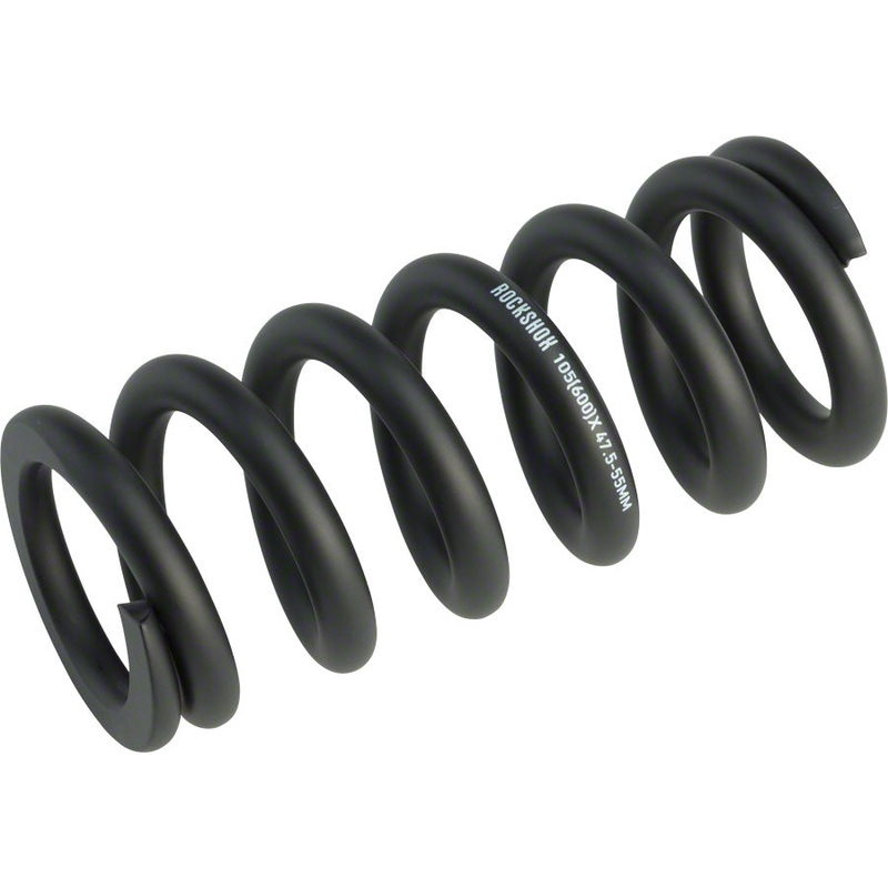 RockShox Metric Coil Spring – Length 134mm Travel 47.5-55mm 600 lbs Black