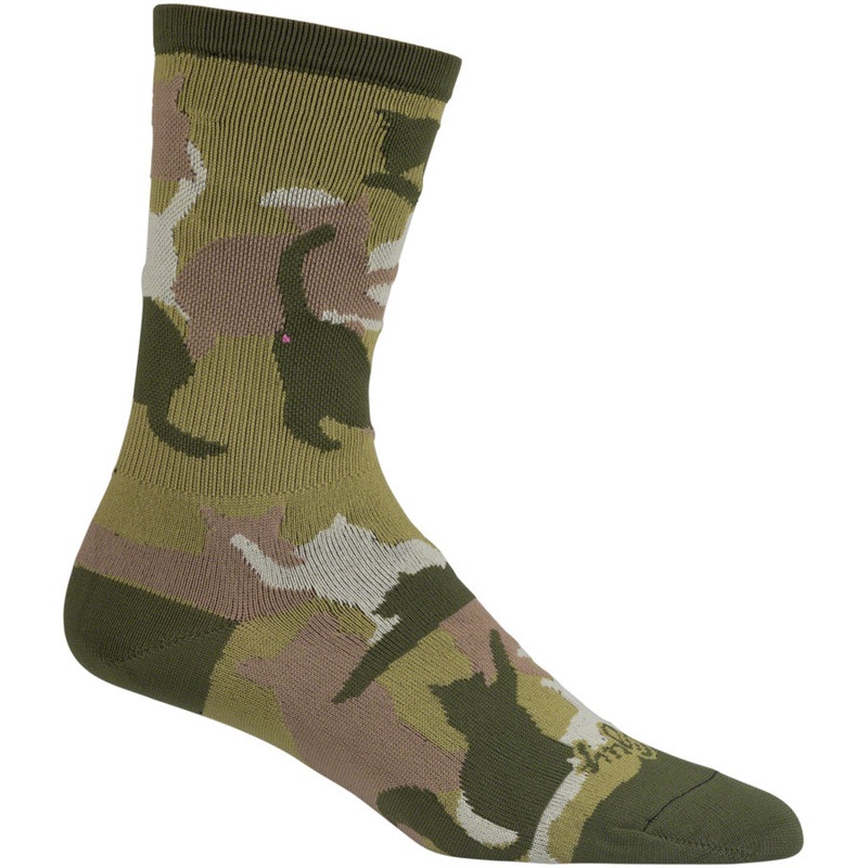 SockGuy Crew Catmo Socks – 5 Green Small/Medium