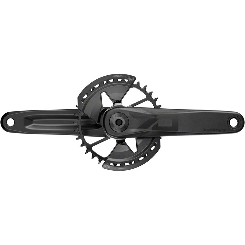 SRAM Eagle 70 T-Type Wide Crankset – 170mm 12-Speed 32t Chainring Direct Mount 2-Guards DUB Spindle Interface BLK