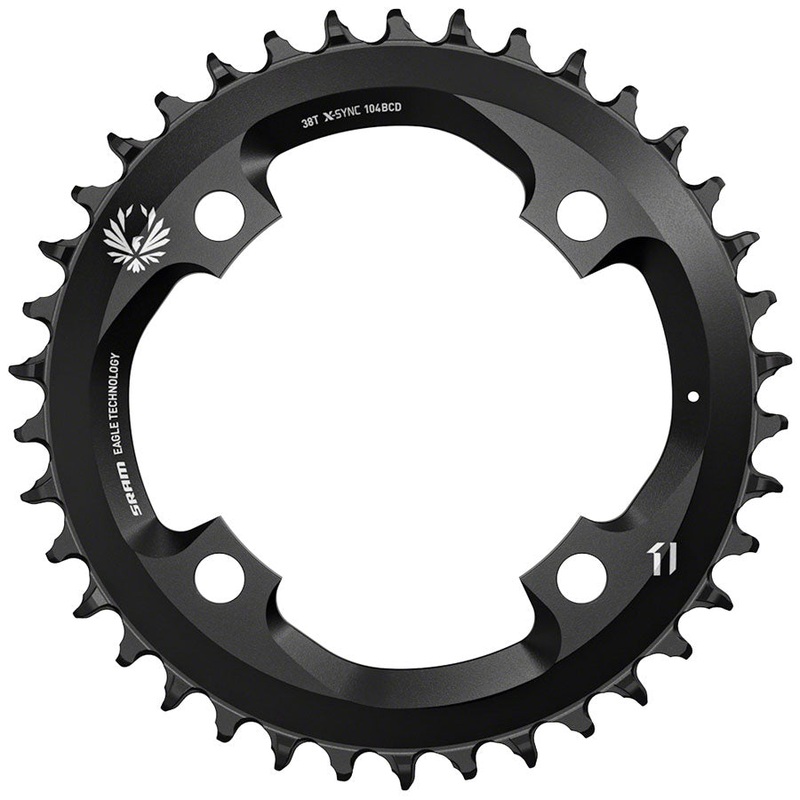 SRAM Eagle X-SYNC 2 Chainring – 38t 104 BCD Steel Black