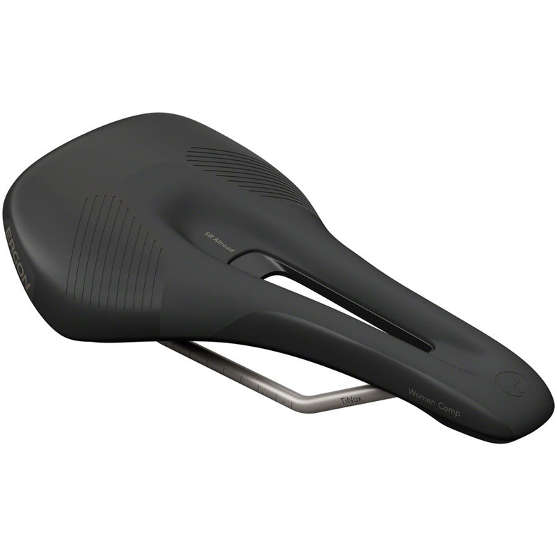 Ergon SR Allroad Comp Saddle – TiNox XP Black Women’s Small/Medium