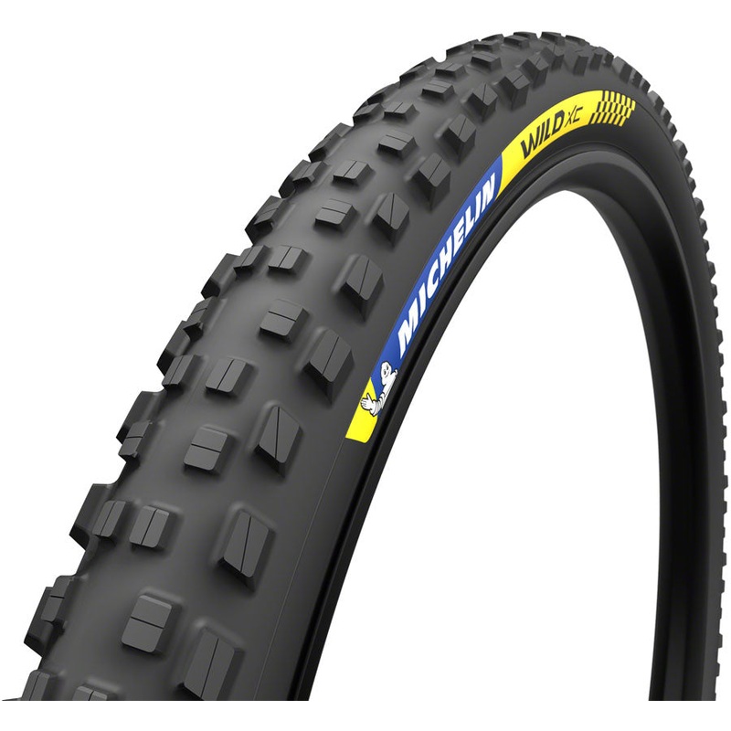 Michelin Wild XC Race Tire – 29 x 2.25 Tubeless Folding BLK Racing Line GUM-X Cross Shield E-Bike