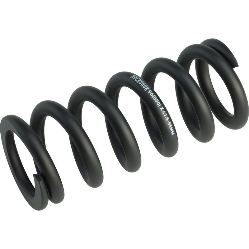 RockShox Metric Coil Spring – Length 134mm Travel 47.5-55mm 550 lbs Black