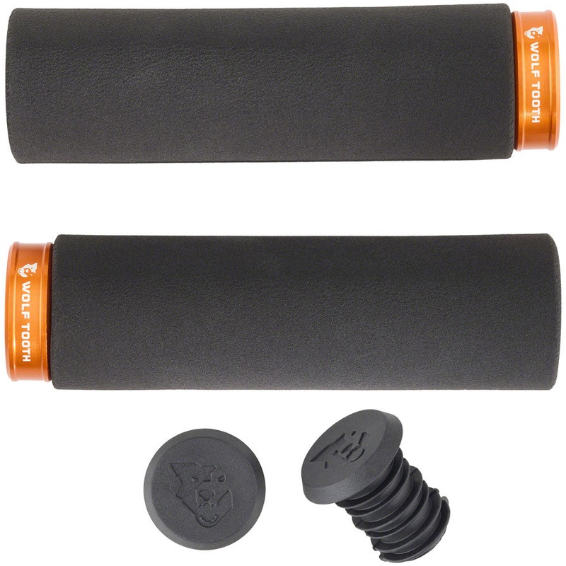 Wolf Tooth Fat Paw Lock-on Grips – Black/Orange
