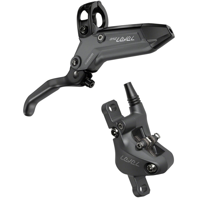 SRAM Level Bronze Stealth Disc Brake Lever – Front Post Mount 2-Piston Aluminum Lever SS Hardware Dark Polar C1