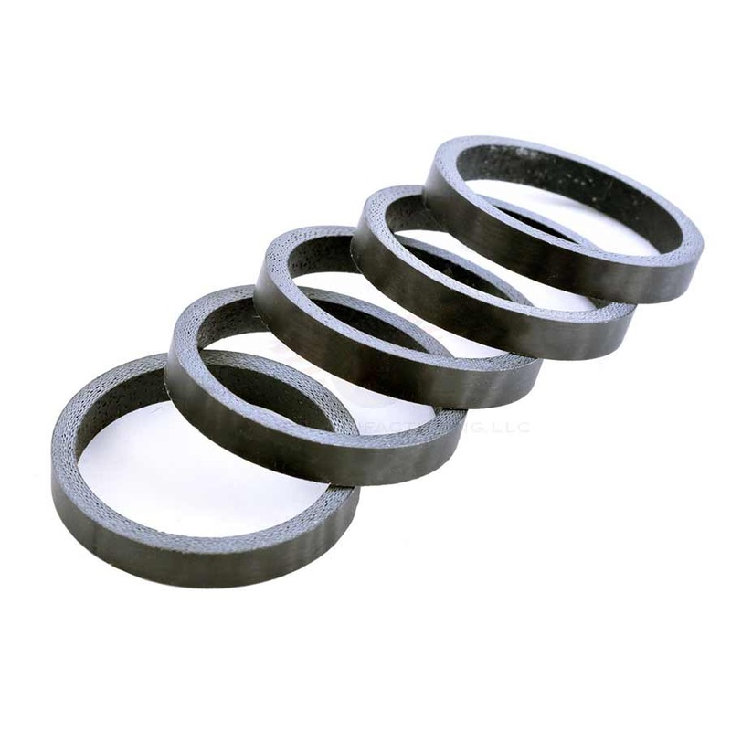 Wheels Manufacturing Carbon Headset Spacer – 1-1/8 5mm Matte 5-pack