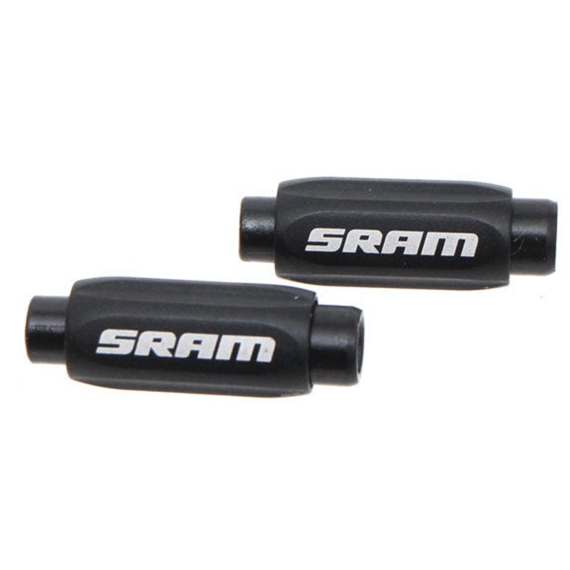 SRAM Compact 4.0mm Alloy Barrel Shift Cable Adjusters Black Pair