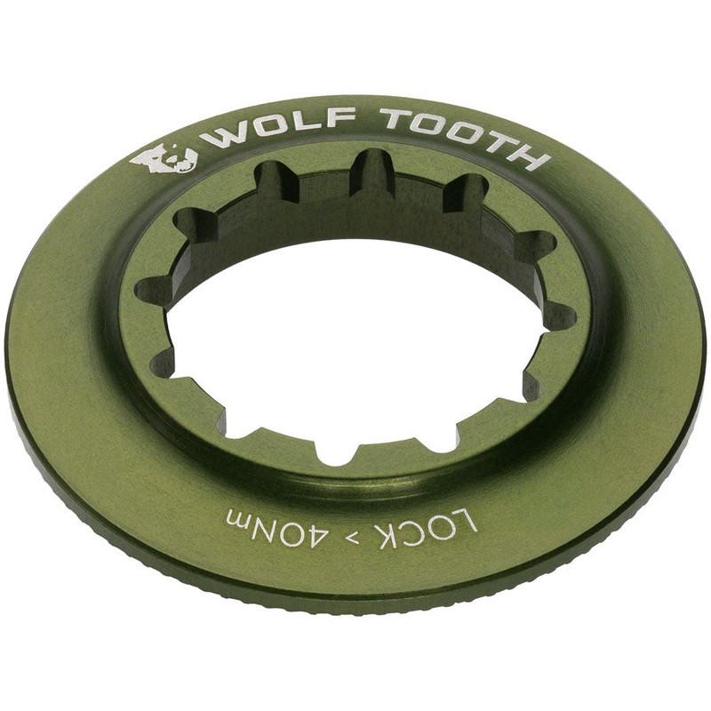 Wolf Tooth CenterLock Rotor Lock Ring – Internal Splined Olive