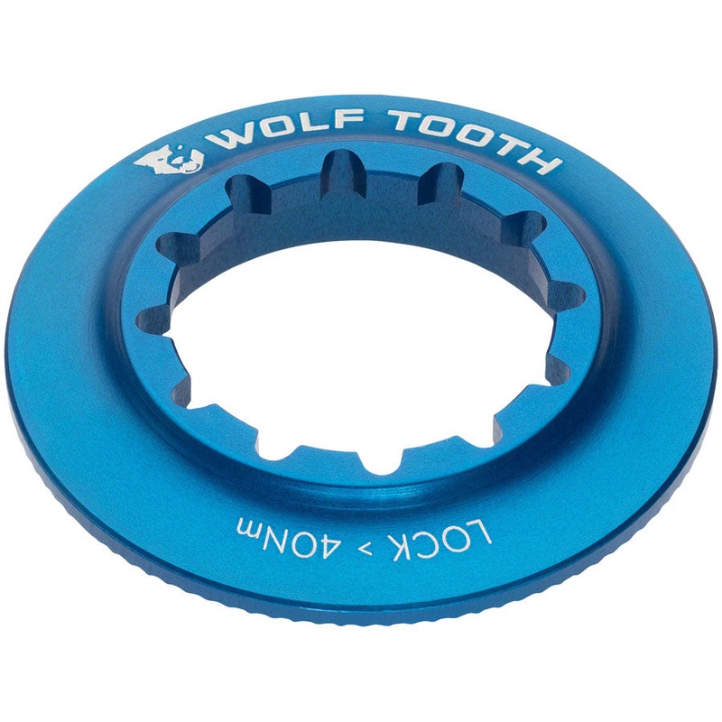 Wolf Tooth Centerlock Rotor Lockring – Internal Splined Blue