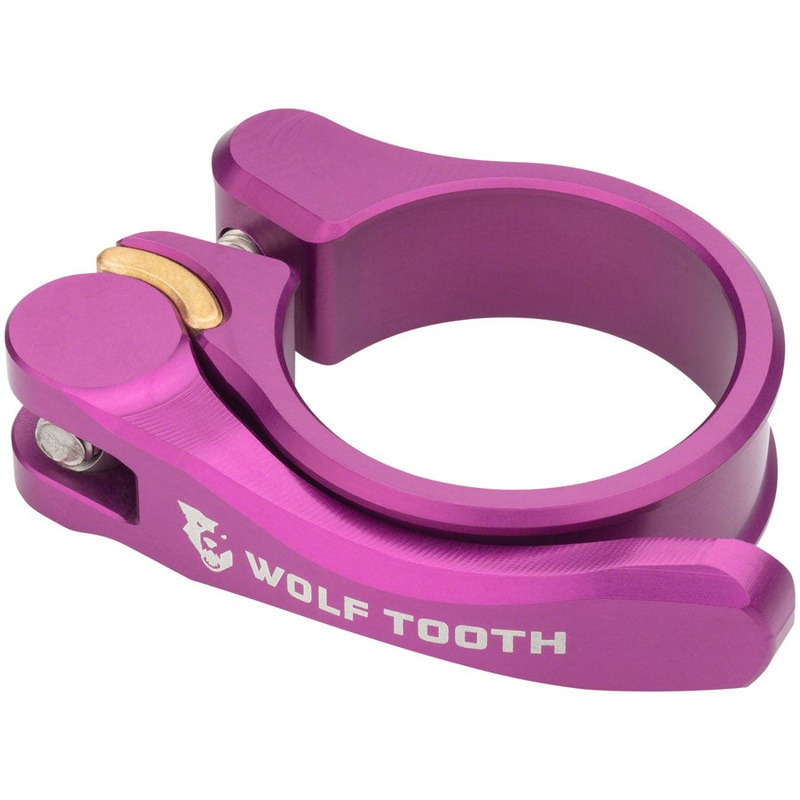 Wolf Tooth Components Quick Release Seatpost Clamp – 34.9mm QR Purple