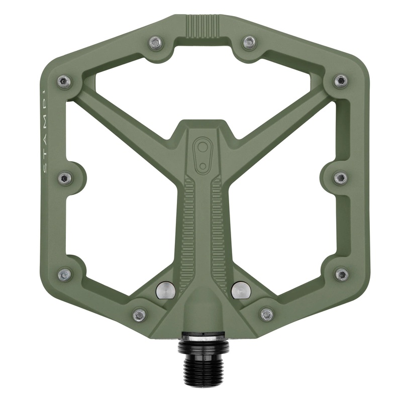 Crankbrothers Stamp 1 Gen 2 Pedals – Platform Composite 9/16 Green Large