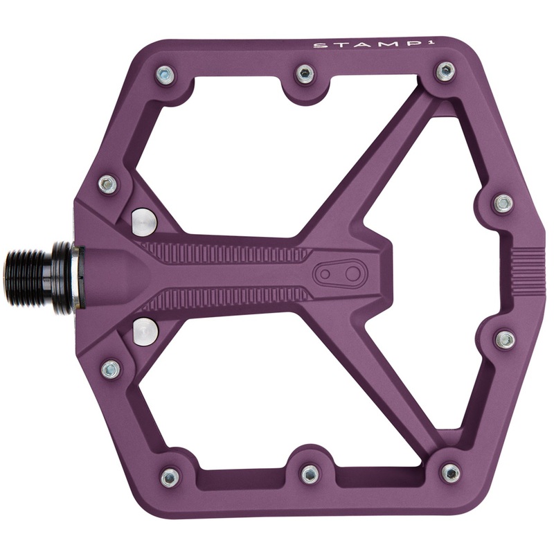 Crankbrothers Stamp 1 Gen 2 Pedals – Platform Composite 9/16 Purple Large
