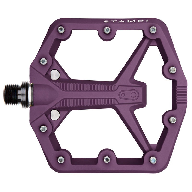 Crankbrothers Stamp 1 Gen 2 Pedals – Platform Composite 9/16 Purple Small