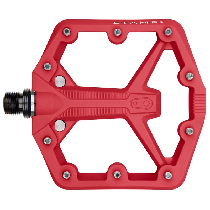 Crankbrothers Stamp 1 Gen 2 Pedals – Platform Composite 9/16 Red Small