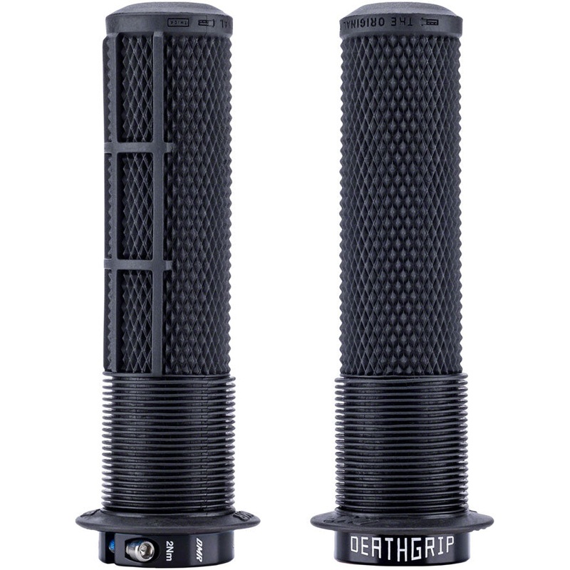 DMR DeathGrip 2 Flanged Grips – Thick Lock-On Black