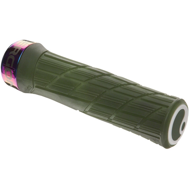 Ergon GE1 Evo Factory Slim Grips – Frozen Moss/Oil Slick Lock-On