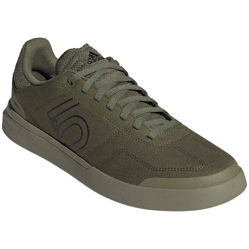 Five Ten Sleuth DLX Canvas Flat Shoes – Men’s Focus Olive/Core BLK/Pulse Lime 11.5