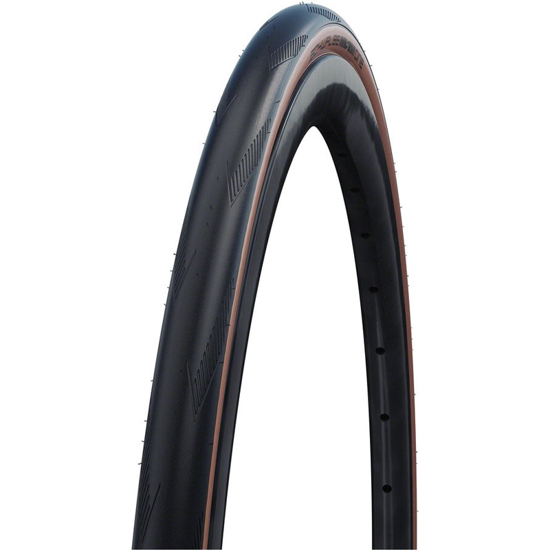 Schwalbe One Tire – 700 x 28 Tubeless Folding Bronze Performance Line RaceGuard Addix E-25