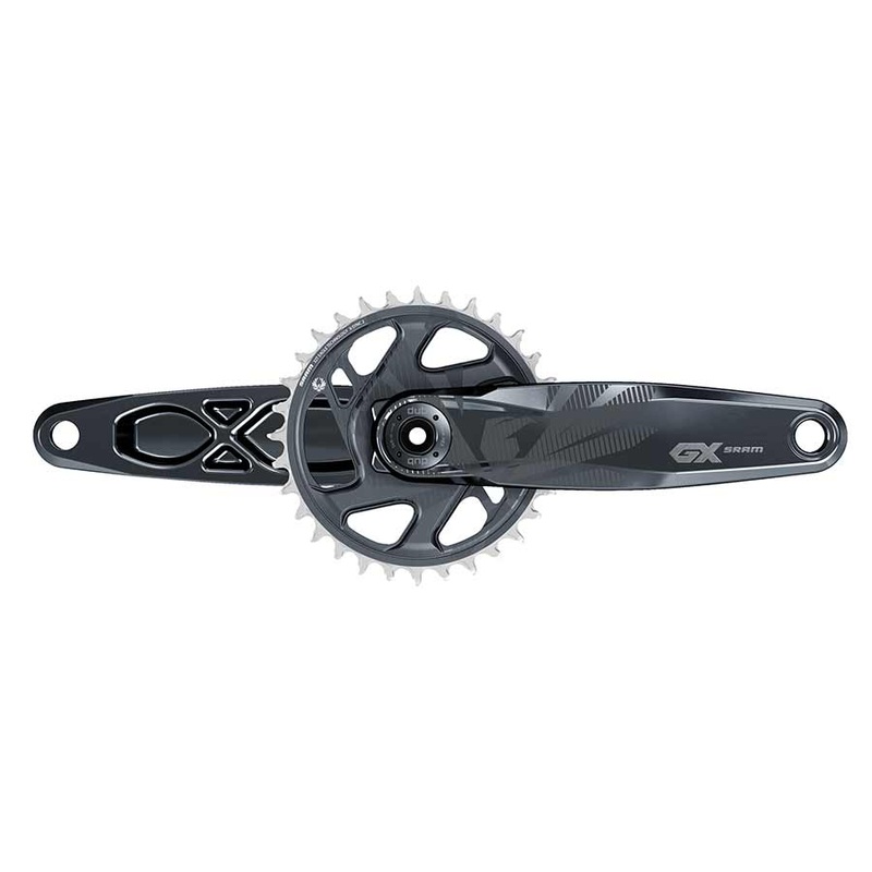 SRAM GX Eagle Boost Crankset – 175mm 12-Speed 32t Direct Mount DUB Spindle Interface Lunar 52mm Chainline