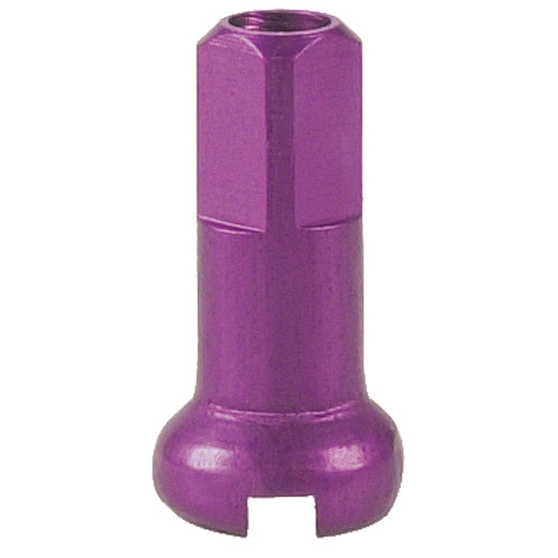 DT Swiss Standard Spoke Nipples – Aluminum 1.8 x 12mm Purple Box of 100
