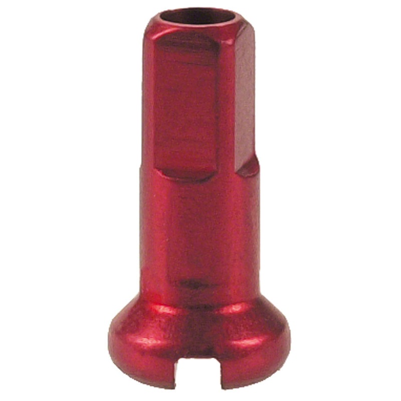 DT Swiss Standard Spoke Nipples – Aluminum 1.8 x 12mm Red Box of 100
