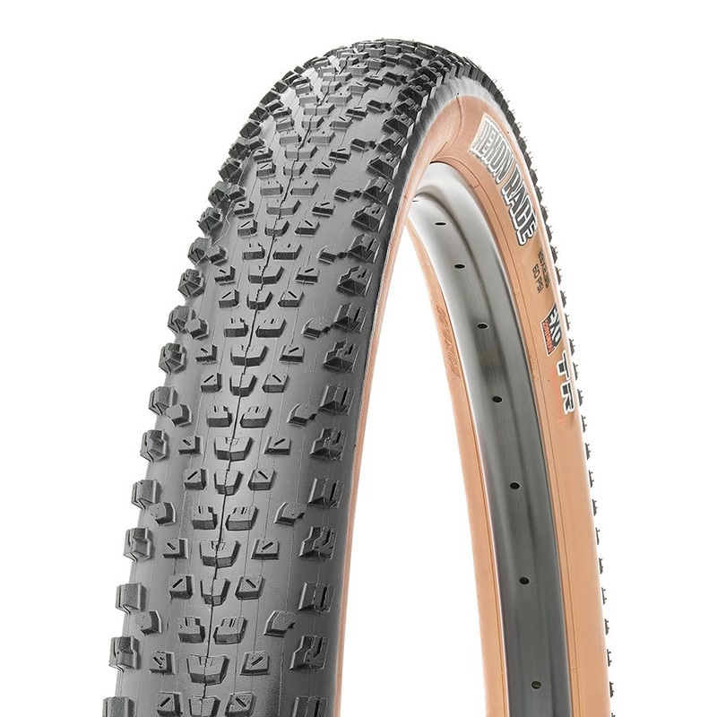 Maxxis Rekon Race Tire – 29 x 2.35 Tubeless Folding Black/Dark Tan Dual EXO