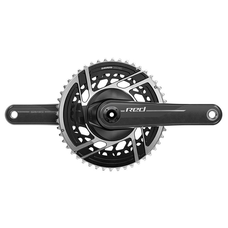 SRAM RED Crankset – 167.5mm 2x 12-Speed 48/35t 8-Bolt Direct Mount DUB Spindle Interface Natural Carbon E1