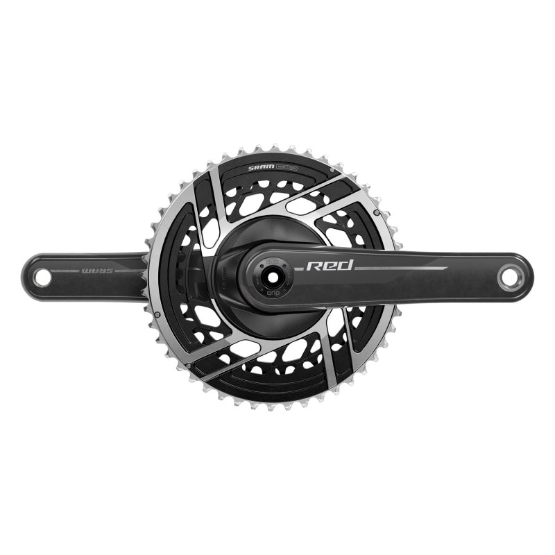 SRAM RED Crankset – 172.5mm 2x 12-Speed 48/35t 8-Bolt Direct Mount DUB Spindle Interface Natural Carbon E1