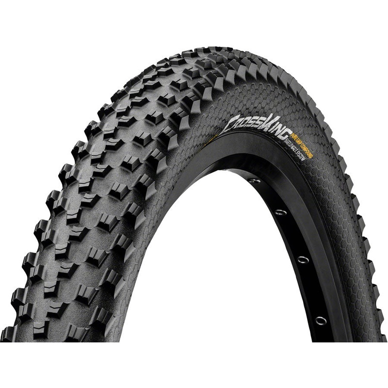 Continental Cross King Tire – 26 x 2.30 Tubeless Folding BLK PureGrip ShieldWall System E25
