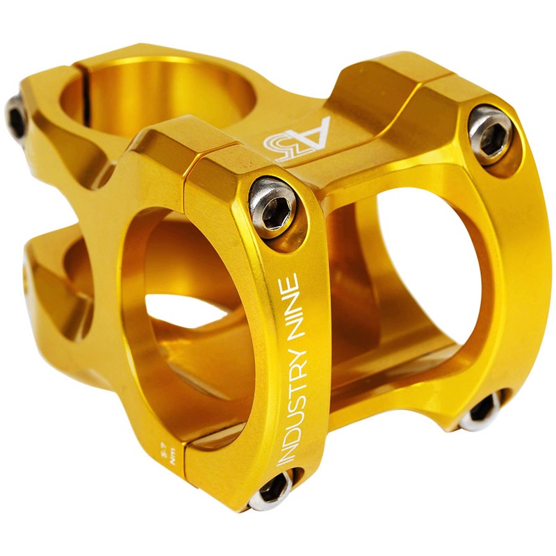 Industry Nine A35 Stem – 40mm 35mm Clamp +/-6 1 1/8 Aluminum Gold