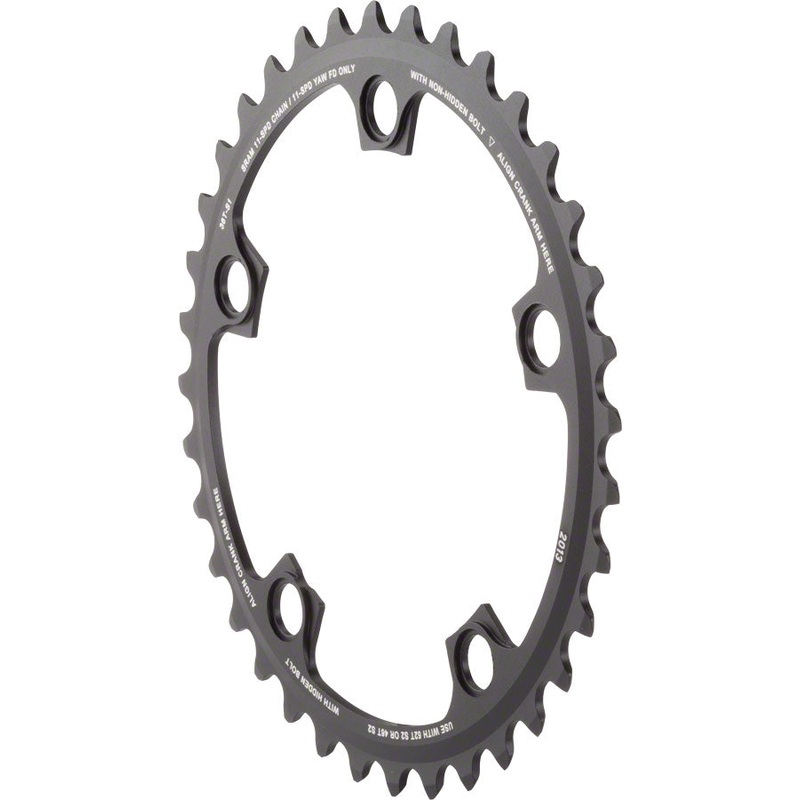 SRAM 11-Speed 36T 110mm BCD YAW Chainring Black Use with 46 or 52T