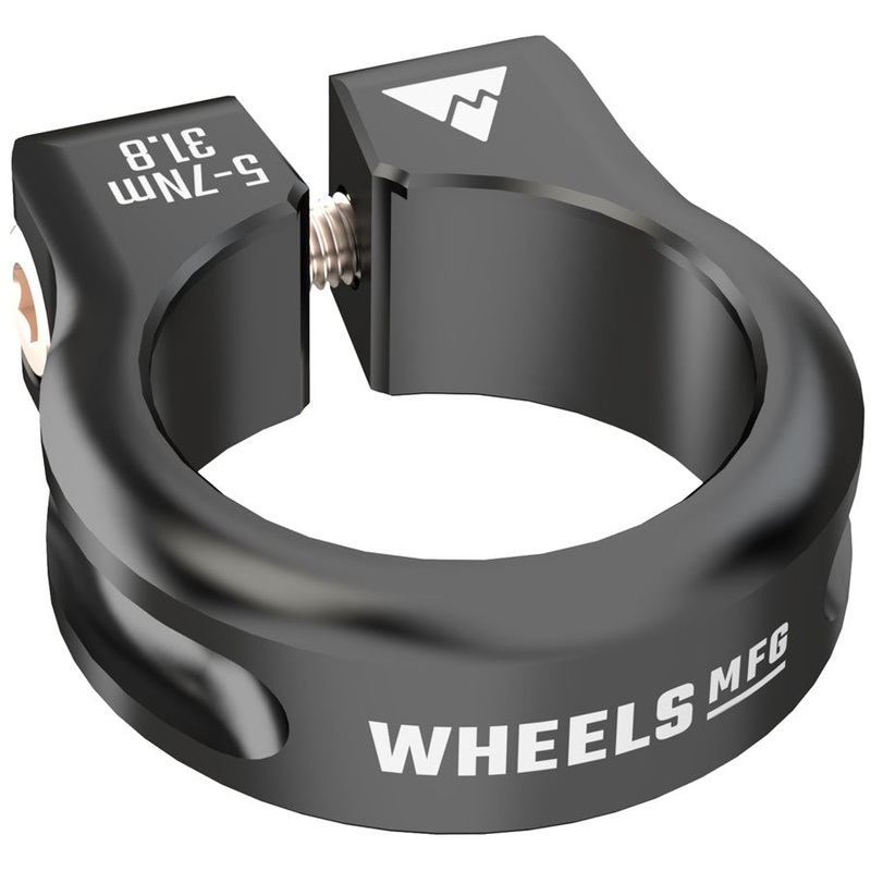 Wheels Manufacturing Seatpost Clamp – 31.8mm Bolt-On Black