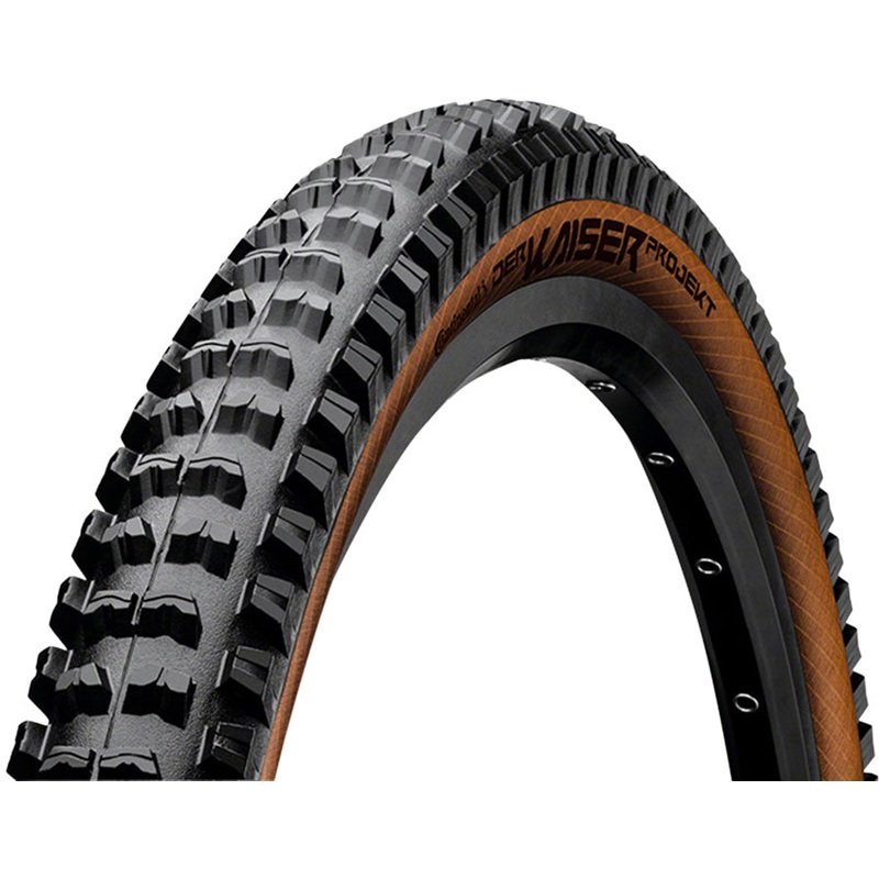 Continental Der Kaiser Projekt Tire – 27.5 x 2.40 Clincher Folding BLK/Amber ProTection Apex