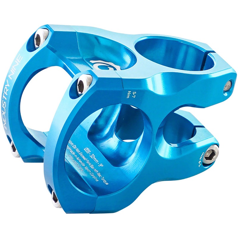 Industry Nine A35 Stem – 32mm 35 Clamp +/-9 1 1/8 Aluminum Turquoise