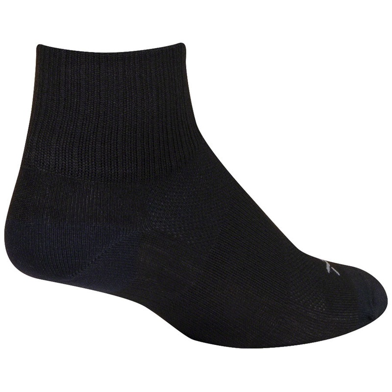 SockGuy SGX Black Socks – 2.5 Small/Medium