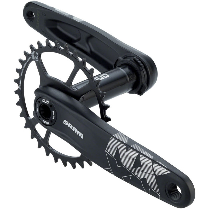 SRAM NX Eagle Fat Bike Crankset – 175mm 12-Speed 30t Direct Mount DUB Spindle Interface BLK