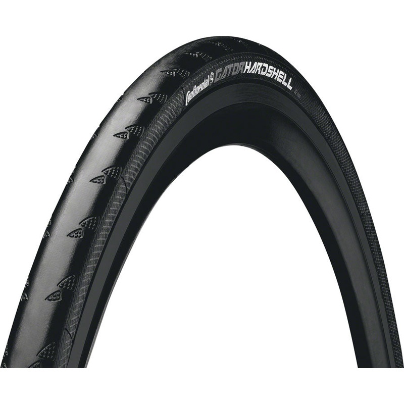 Continental Gator Hardshell Tire – 700 x 25 Clincher Folding BLK Hardshell BLKEdition
