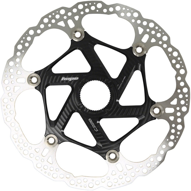 Hope MTB Floating Centre-Lock Disc Brake Rotor – 220mm Center-Lock Black