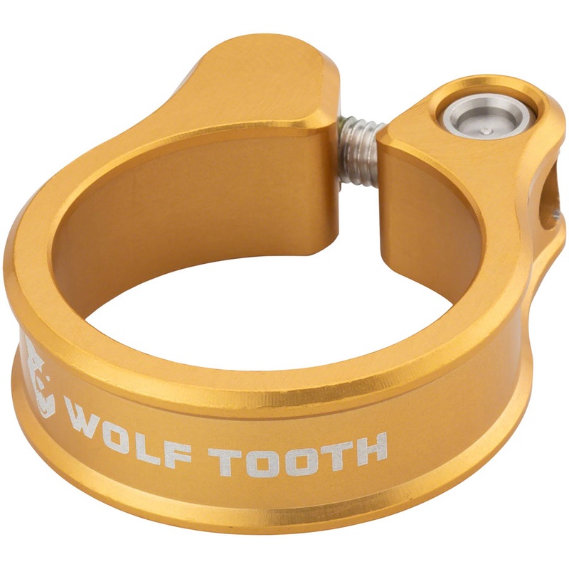 Wolf Tooth Seatpost Clamp – 31.8mm Bolt-On Gold