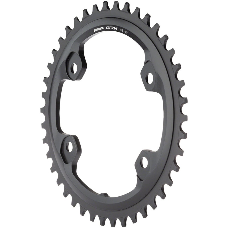 Shimano GRX RX810 Chainring – 42t 110 BCD 4-Bolt 11-Speed Black
