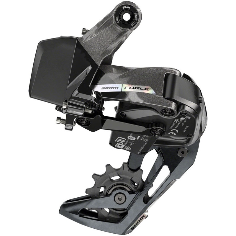 SRAM Force XPLR AXS eTap Rear Derailleur – 12-Speed Medium Cage 44t Max Battery Not Included Iridescent Gray D2